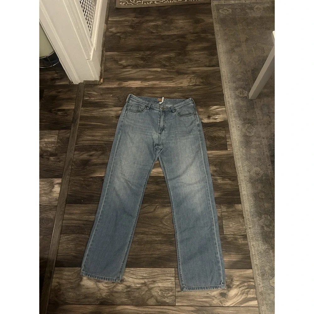 Tommy Bahama Jeans 35x32 Sand Blue Indigo Wash Demin‎ Five Pocket $138 440